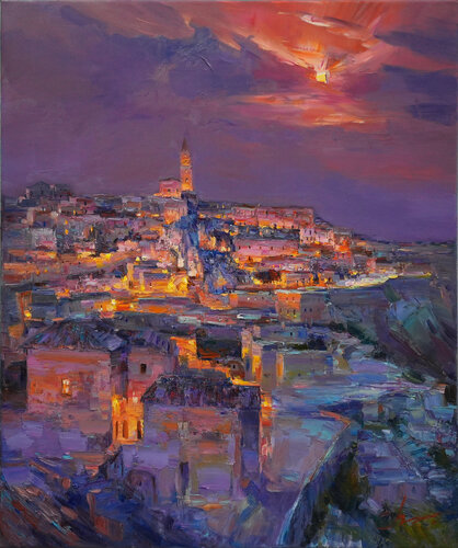 Sassi di matera von Sergei Chernyakovsky, Malerei kaufen auf Select