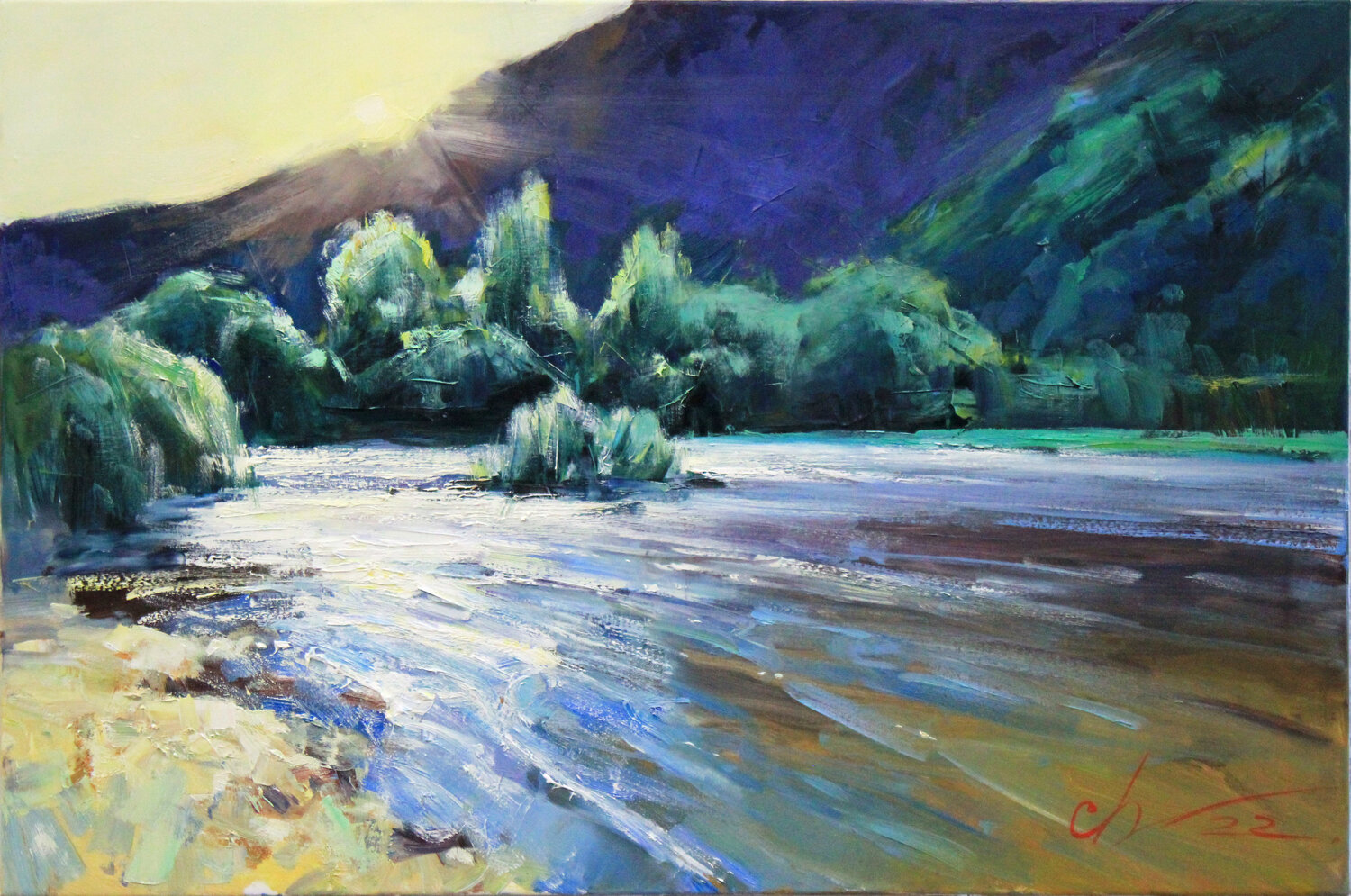Morning Sergei Chernyakovsky Original painting for sale