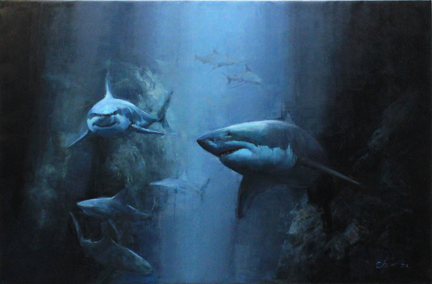 World of instincts Sergei Chernyakovsky Original painting for sale