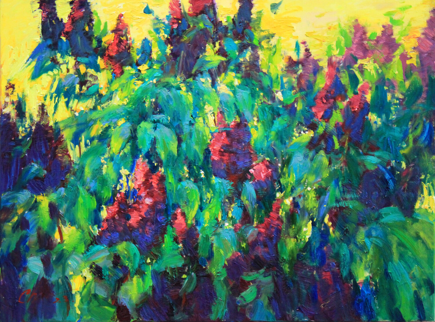 Spring time Sergei Chernyakovsky Original painting for sale