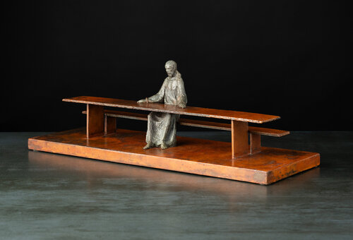 The last supper. The last confession. The last interrogation. von Sergei Oganov, Skulptur kaufen auf Select