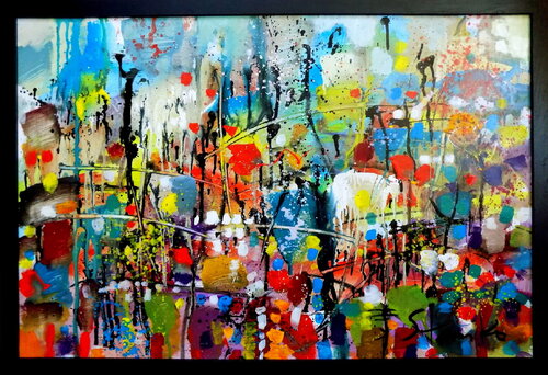 Just rainy-XCIII by Stanislav Bojankov, Painting for Sale on Select