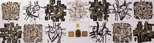 Large Heart Iconostasis-II by Stanislav Bojankov, Painting for Sale on Select