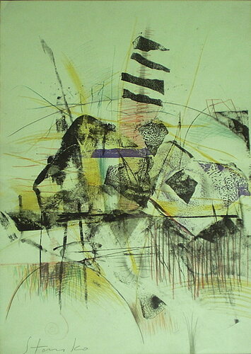 Landscape-I by Stanislav Bojankov, Drawing for Sale on Select
