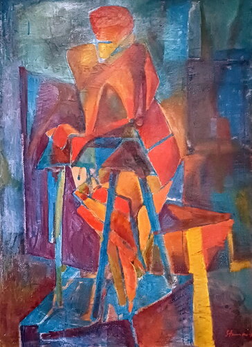 Figure-I by Stanislav Bojankov, Painting for Sale on Select