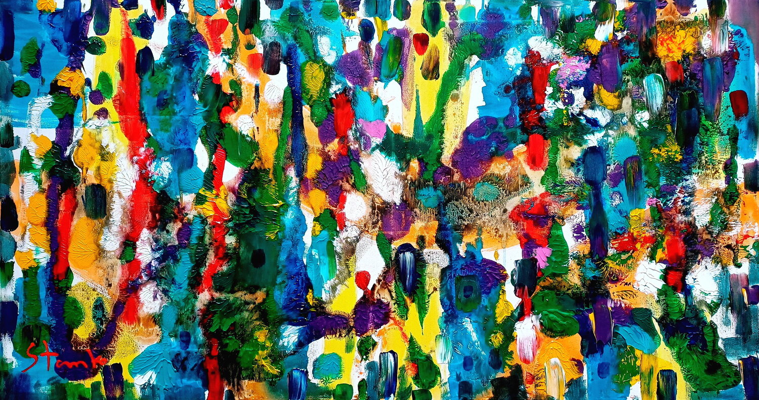 Jam session(Jazzy)-XXIII Stanislav Bojankov Original painting for sale