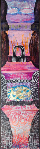 COSMIC HOME by Eva Dahn Rubin, Painting for Sale on Select