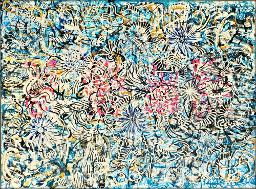 WINTERBLÜTEN by Eva Dahn Rubin, Painting for Sale on Select