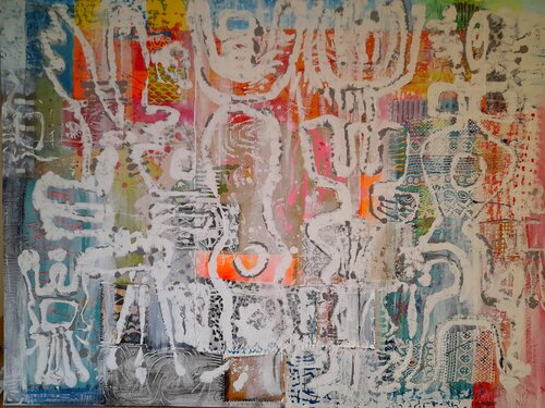 PATTERN-FREE III by Eva Dahn Rubin, Painting for Sale on Select