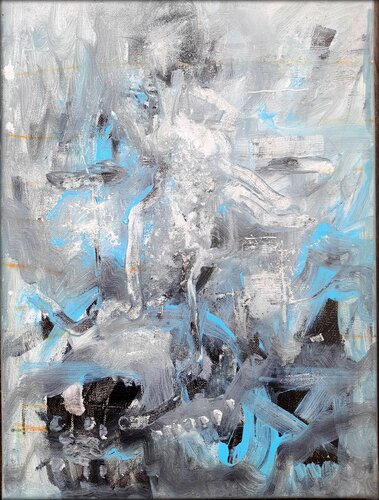 ANMUT UND WÜRDE I by Eva Dahn Rubin, Painting for Sale on Select