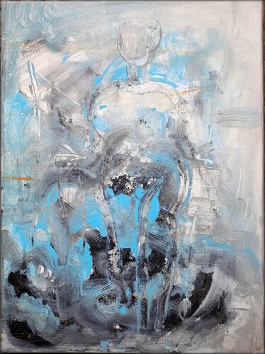 ANMUT UND WÜRDE III by Eva Dahn Rubin, Painting for Sale on Select