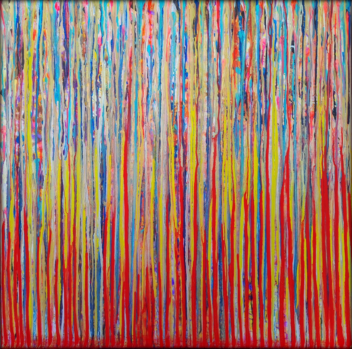 MOVING SILENCE XX Eva Dahn Rubin Original painting for sale