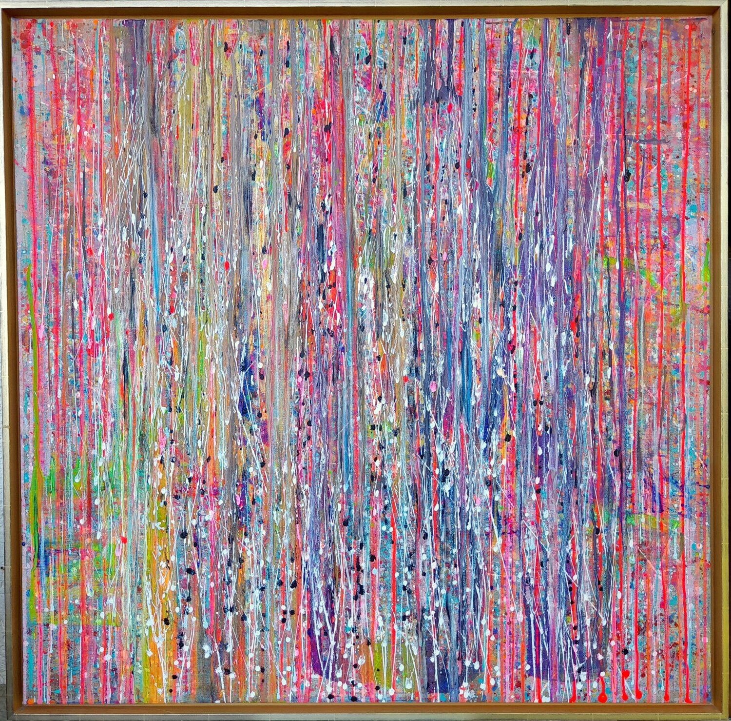 MOVING SILENCE / SPARKLING MOVES Eva Dahn Rubin Original painting for sale