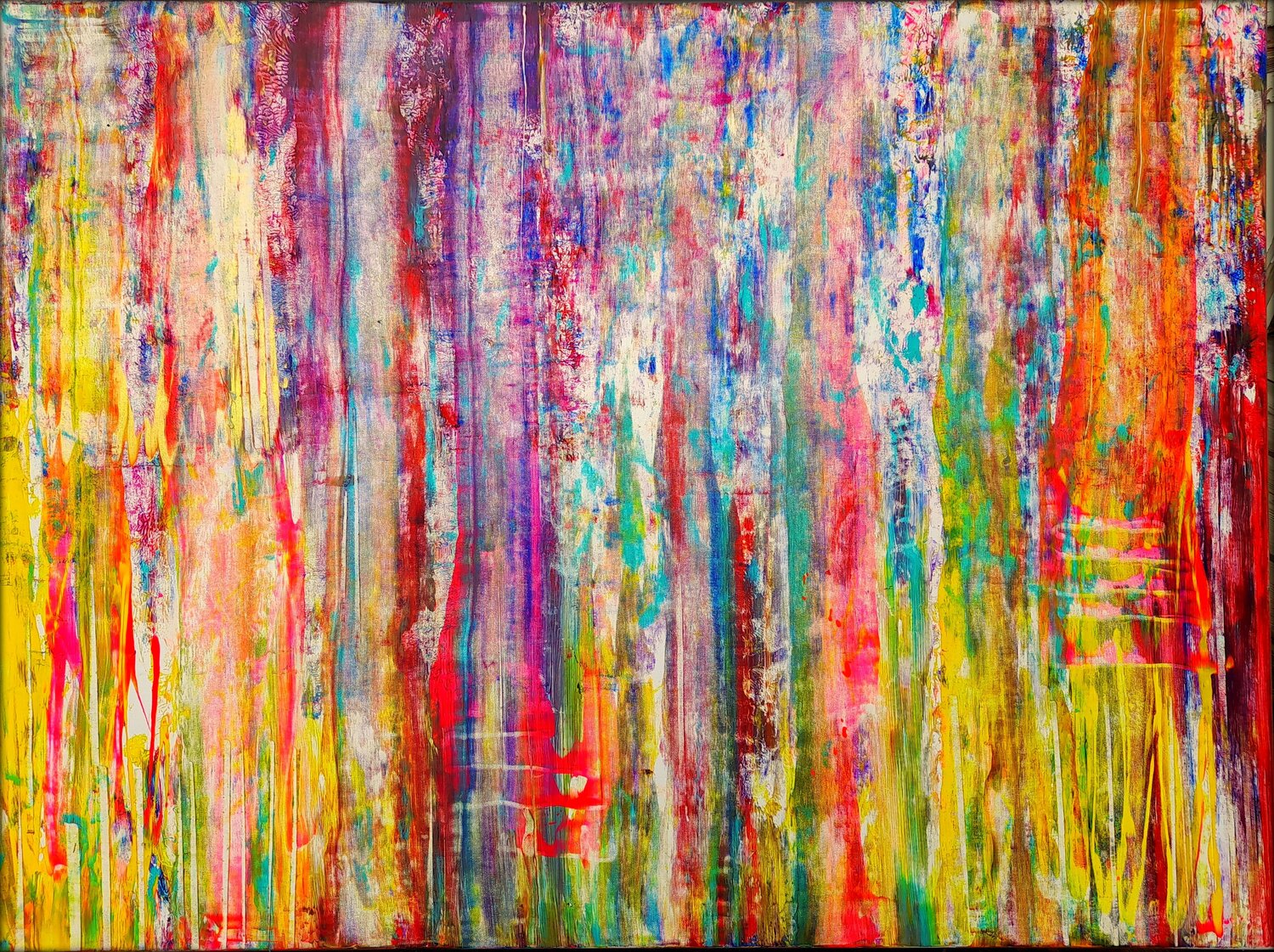 MOVING SILENCE XXII  LICHTKRAFT Eva Dahn Rubin Original painting for sale