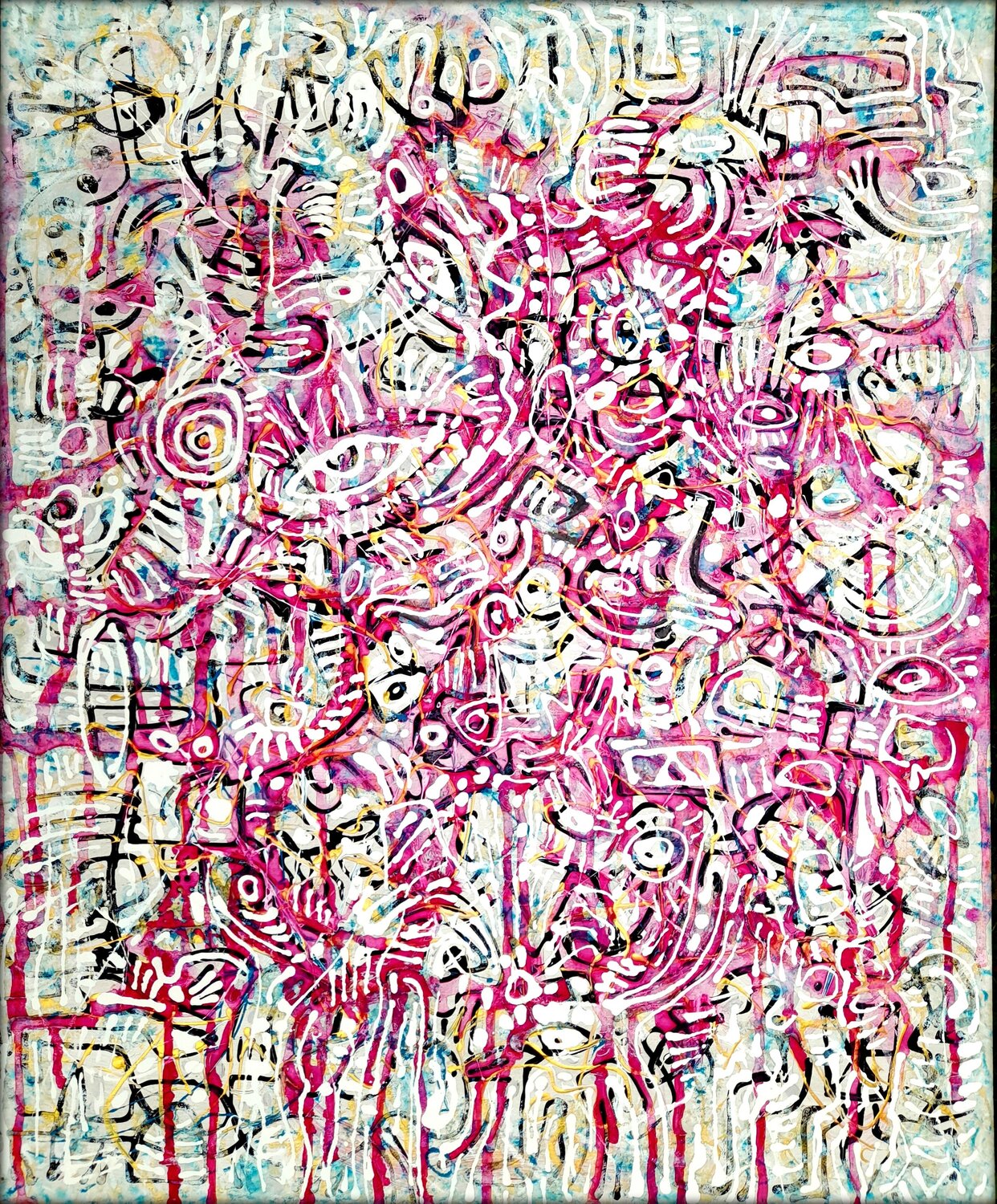 SUBTILE GEFÜHLE IV Eva Dahn Rubin Original painting for sale