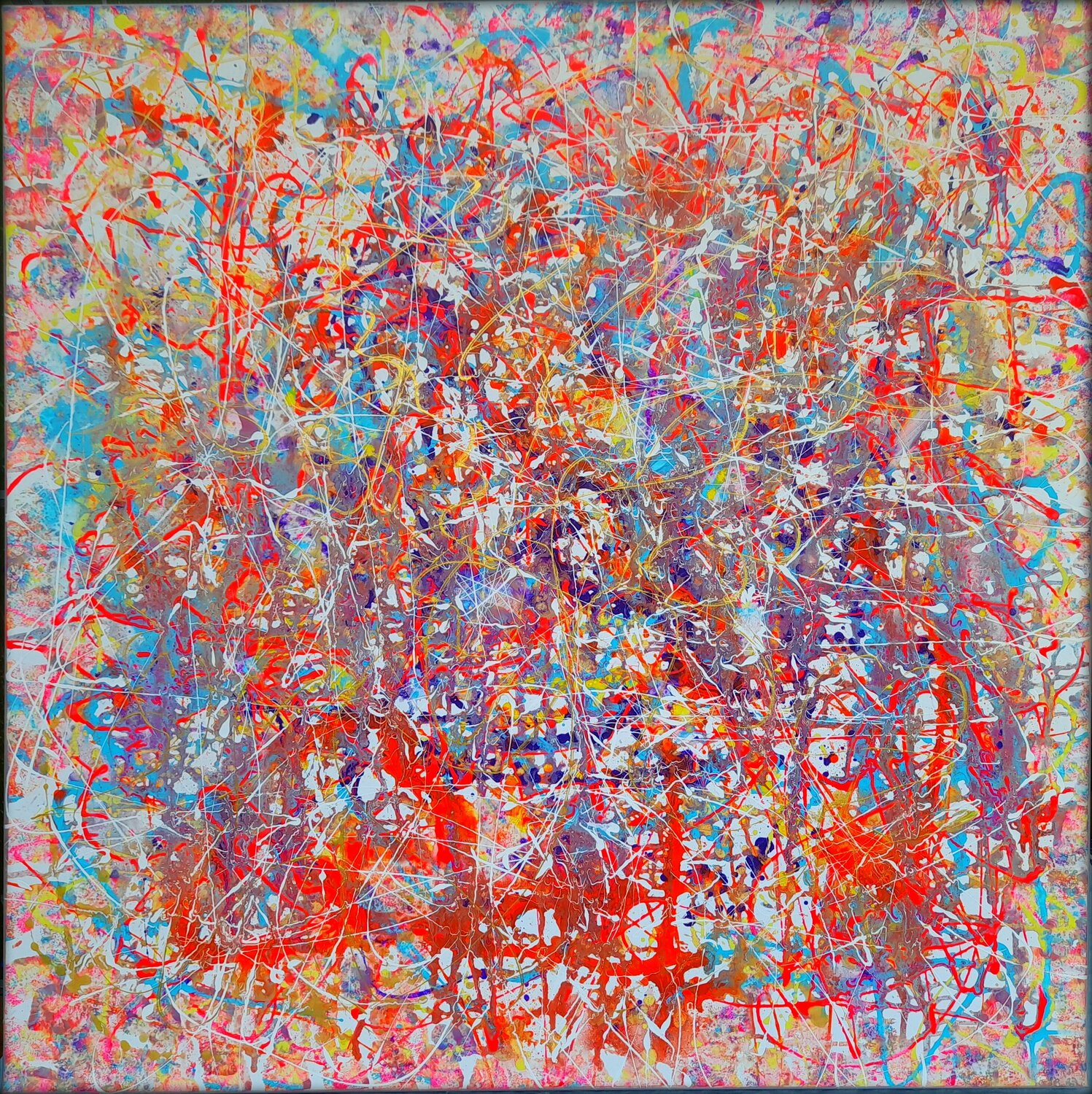 BLESSING I Eva Dahn Rubin Original painting for sale