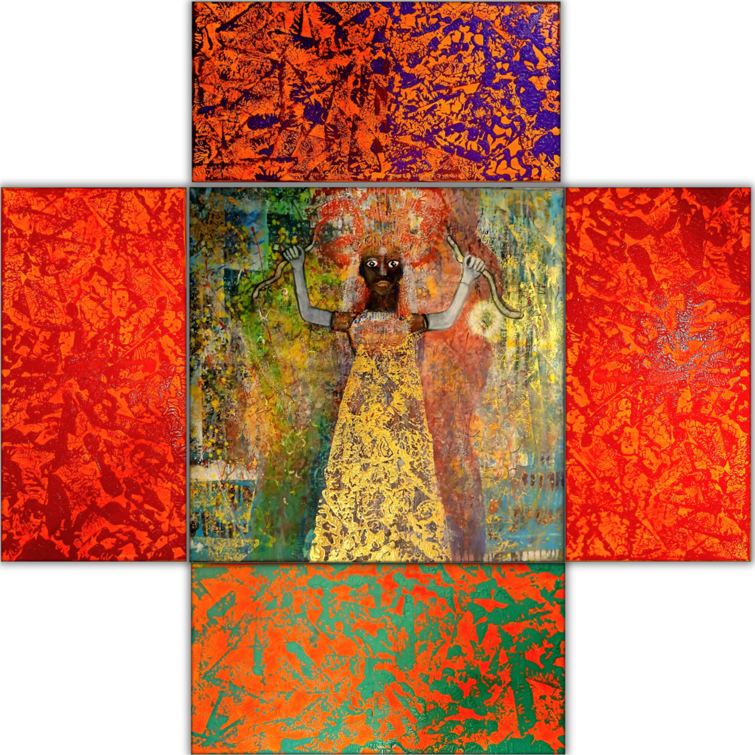 FORGET YOUR LIMITATIONS Eva Dahn Rubin Original painting for sale