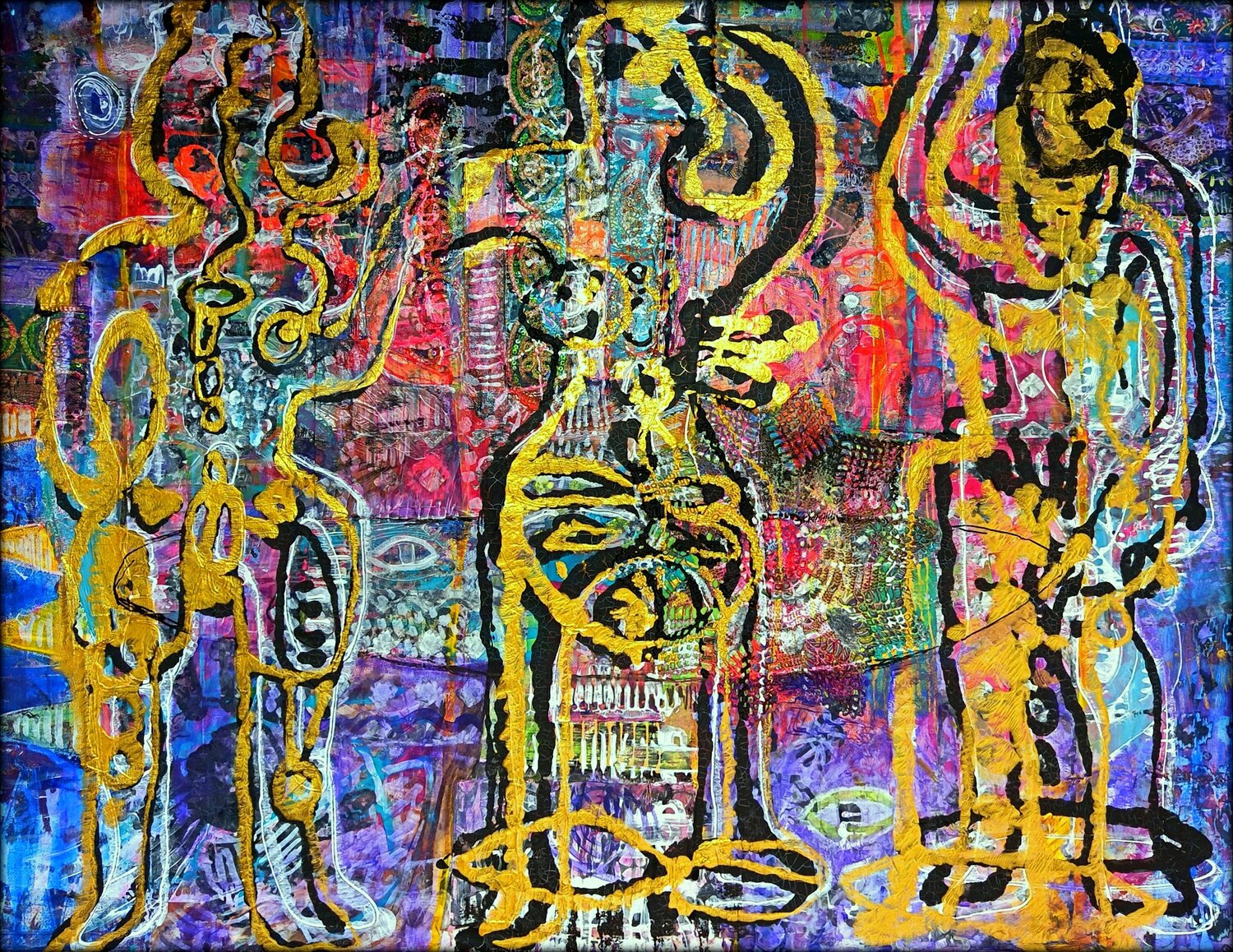 BEREIT FÜR DAS FEST Eva Dahn Rubin Original painting for sale