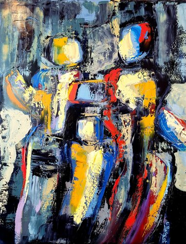 Ensemble by Catherine Pugeat, Painting for Sale on Select