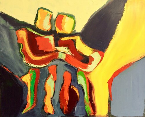Amitié by Catherine Pugeat, Painting for Sale on Select