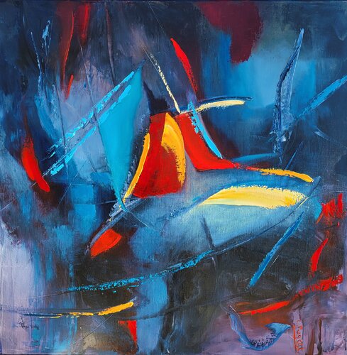Arythmie by Catherine Pugeat, Painting for Sale on Select