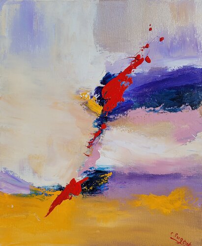 Fulgurance by Catherine Pugeat, Painting for Sale on Select