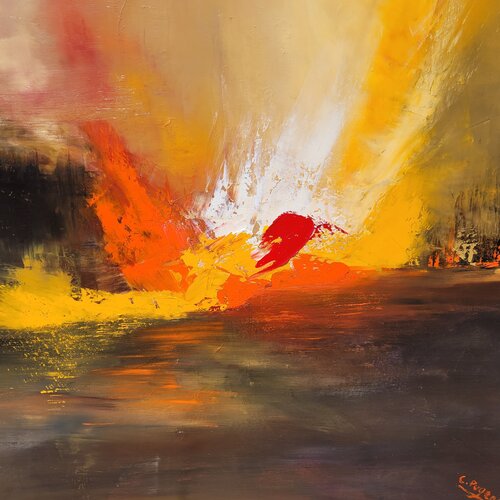Lumière au couchant by Catherine Pugeat, Painting for Sale on Select