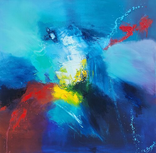 Nouvelle énergie by Catherine Pugeat, Painting for Sale on Select