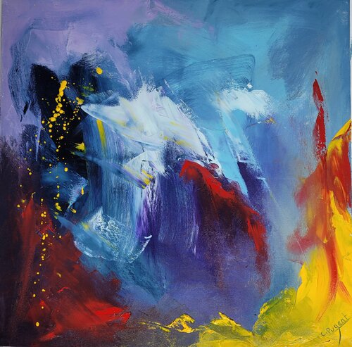Vitalité by Catherine Pugeat, Painting for Sale on Select
