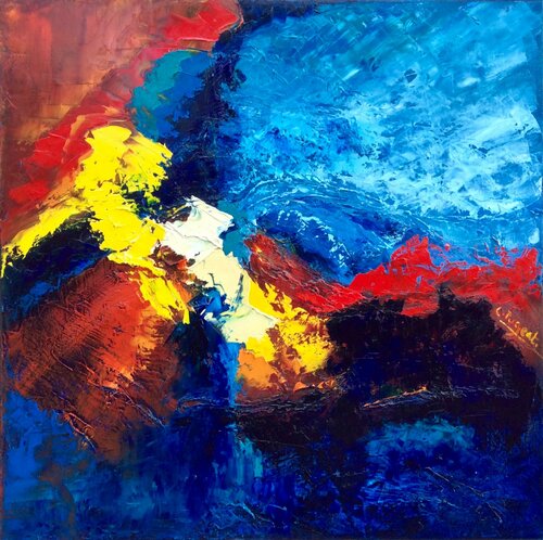 Matière n°10 by Catherine Pugeat, Painting for Sale on Select