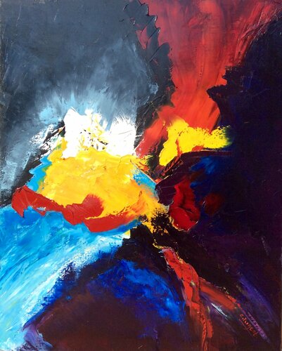 Lumière n°5 by Catherine Pugeat, Painting for Sale on Select