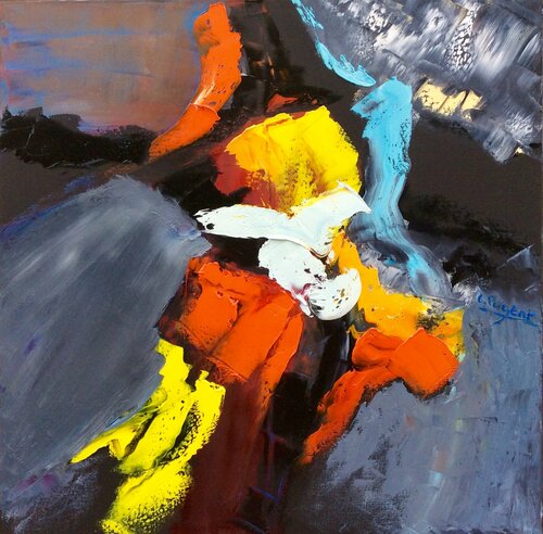 Esprit minéral by Catherine Pugeat, Painting for Sale on Select