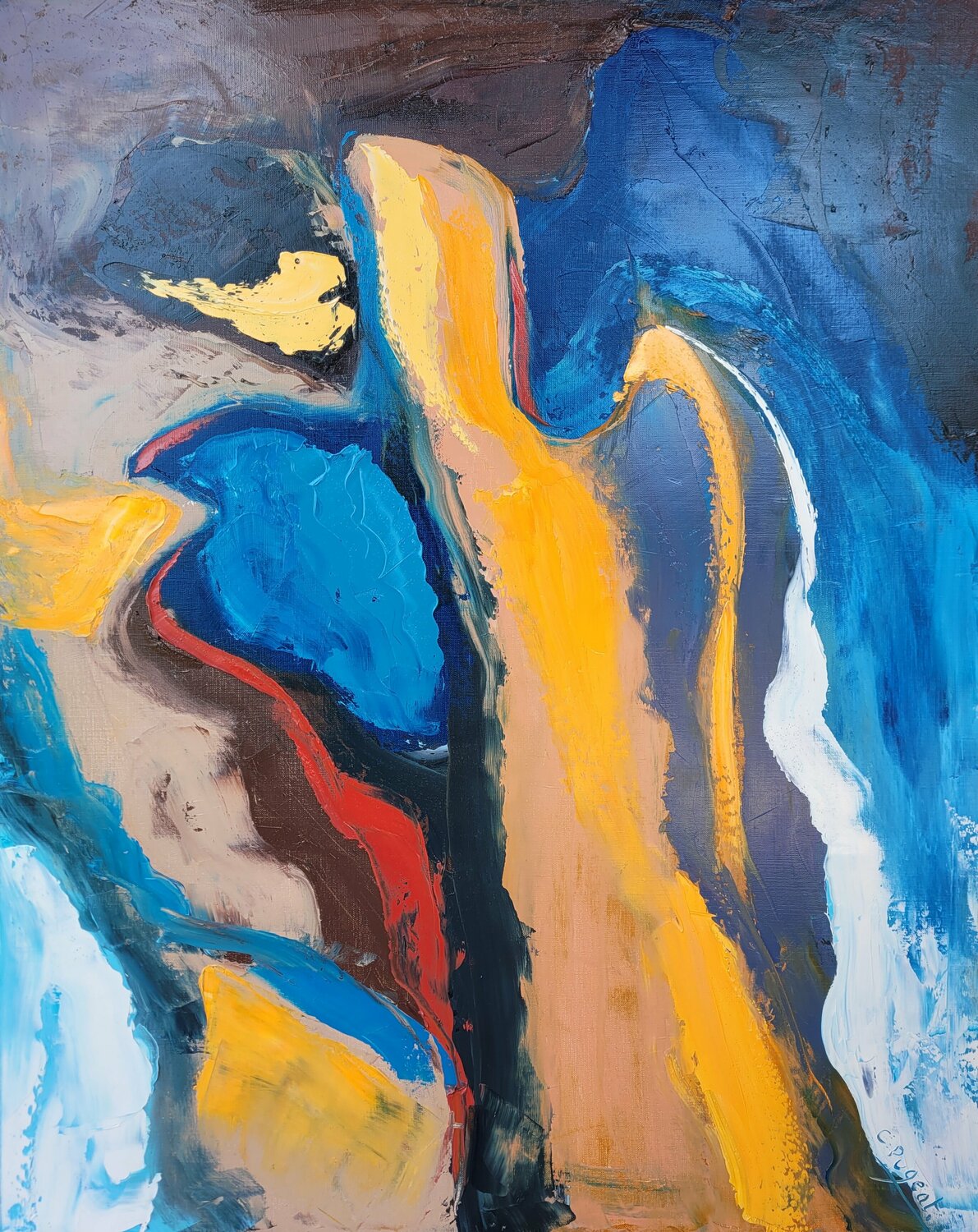 Envol Catherine Pugeat Original painting for sale