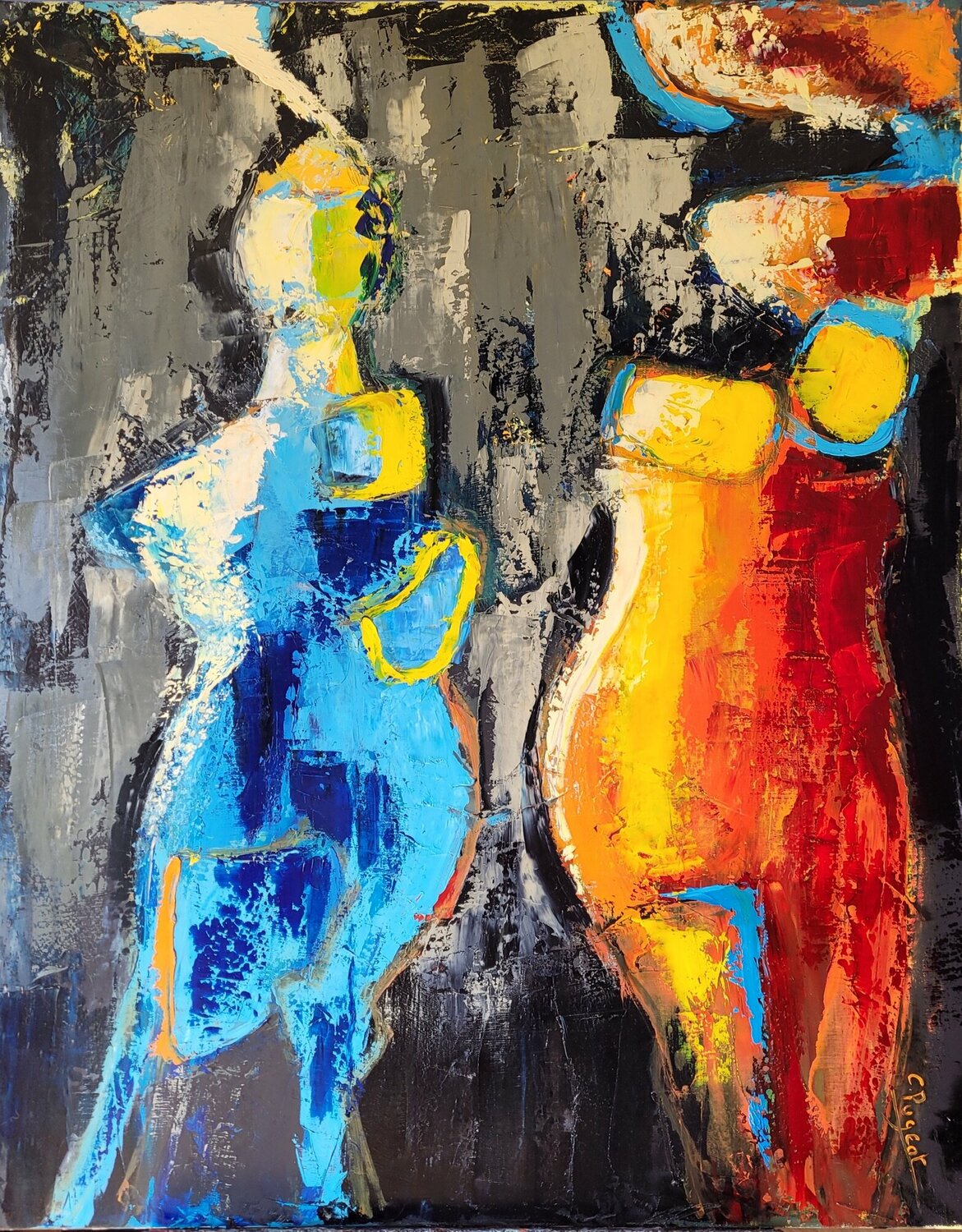 Dérision Catherine Pugeat Original painting for sale