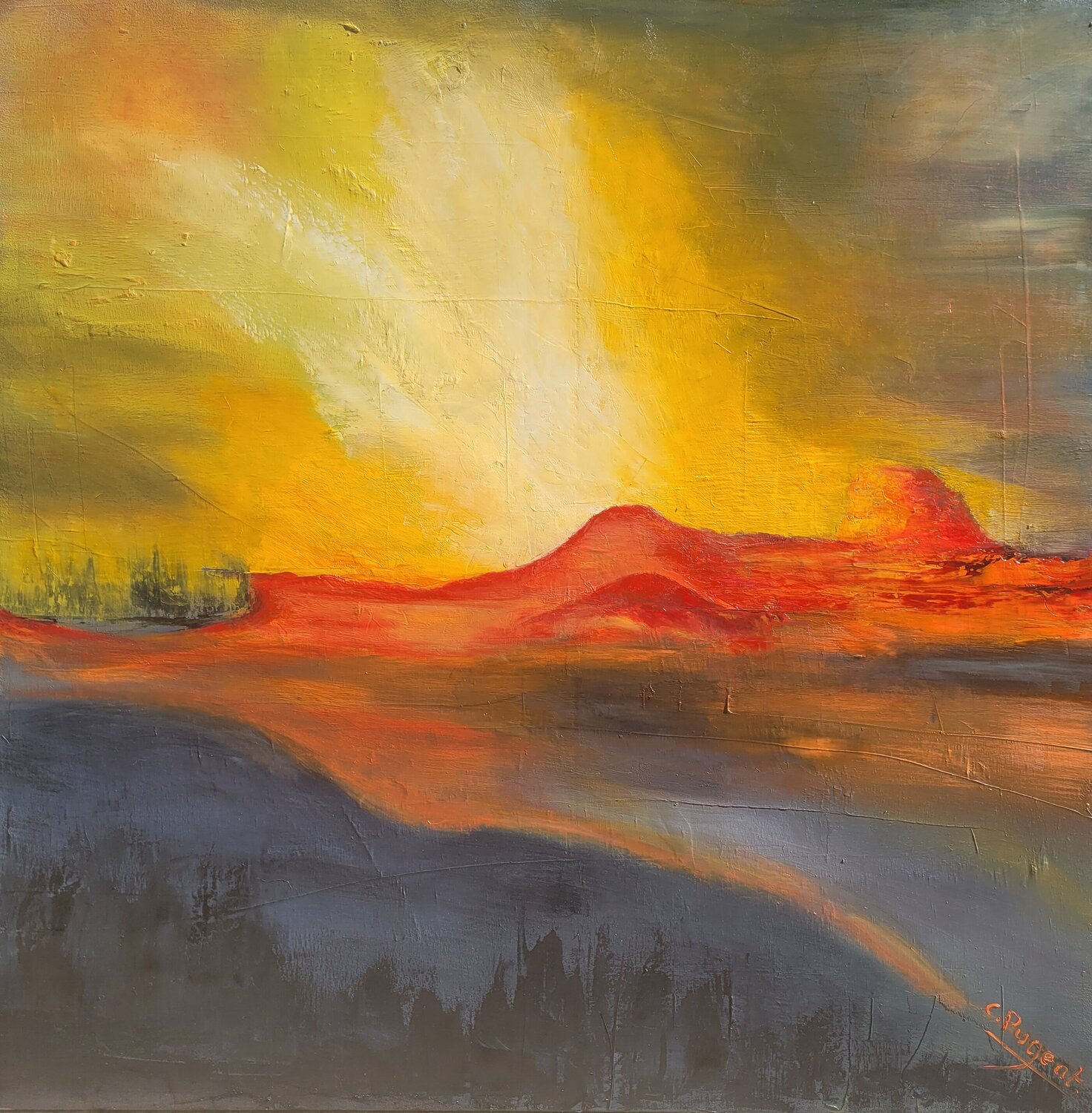 Espoir Catherine Pugeat Original painting for sale