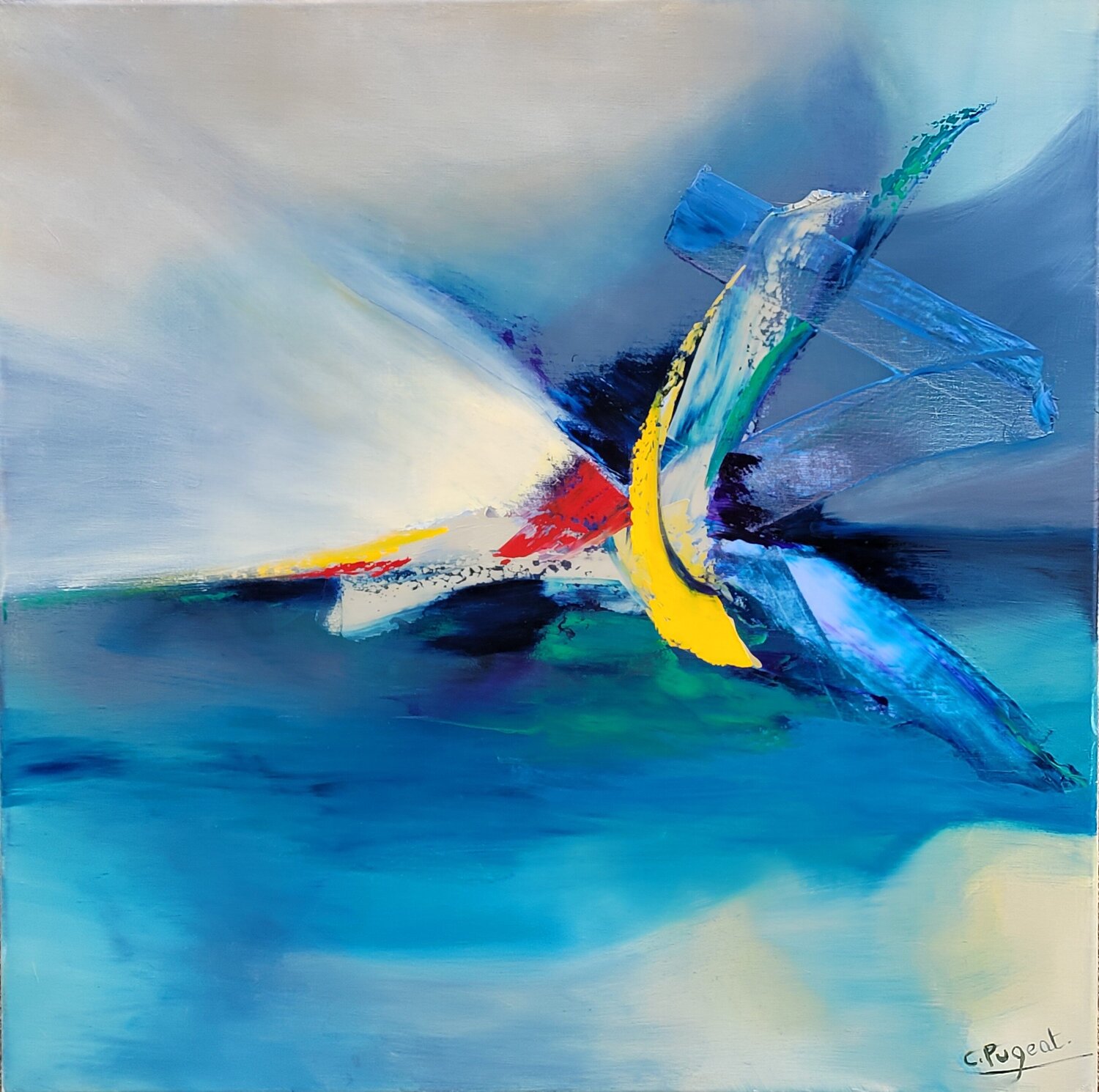 Envol Catherine Pugeat Original painting for sale