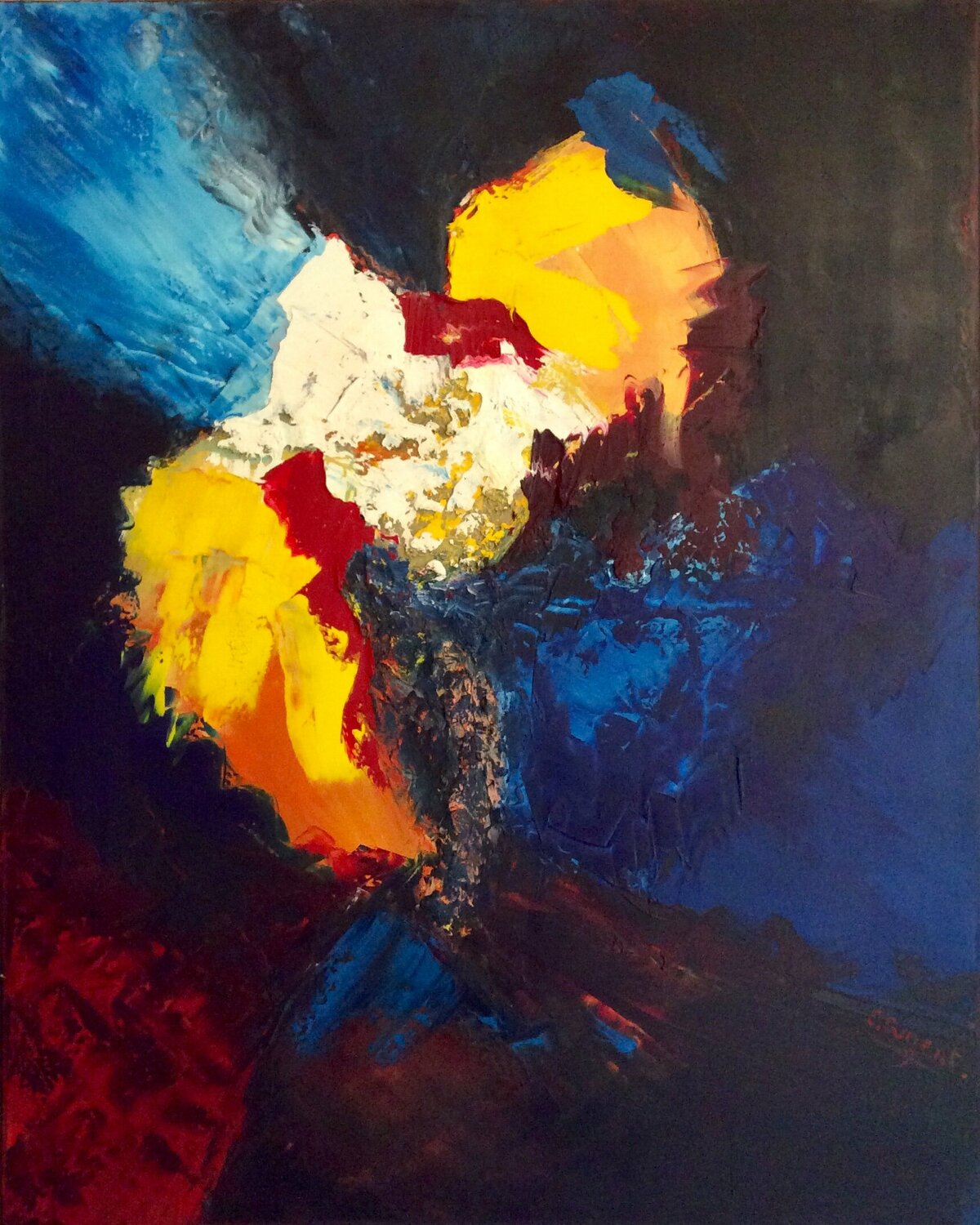Matière n°1 Catherine Pugeat Original painting for sale