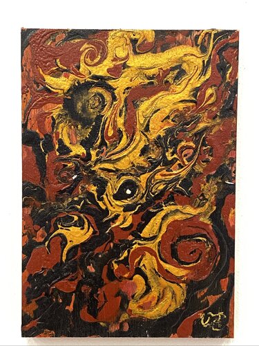 太古–Taiko – Primordial Dragon by Hirono Nakamura, Painting for Sale on Select