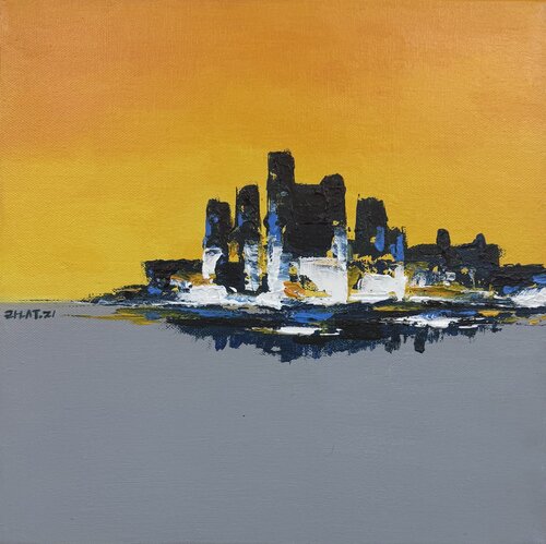 Radiant City_2021_13 von ransoo kim, Malerei kaufen auf Select