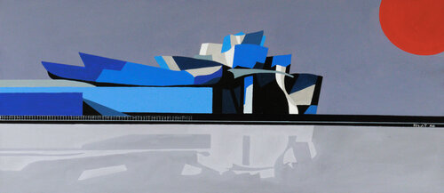 Guggenheim Museum_Bilbao_Frank Gehry von ransoo kim, Malerei kaufen auf Select