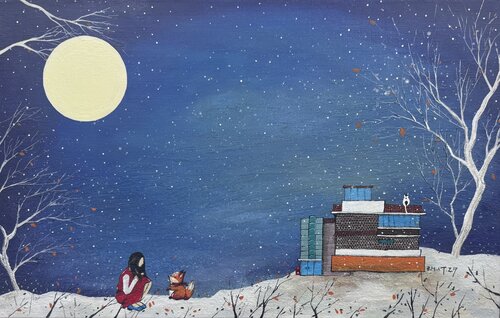Winter Night von ransoo kim, Malerei kaufen auf Select
