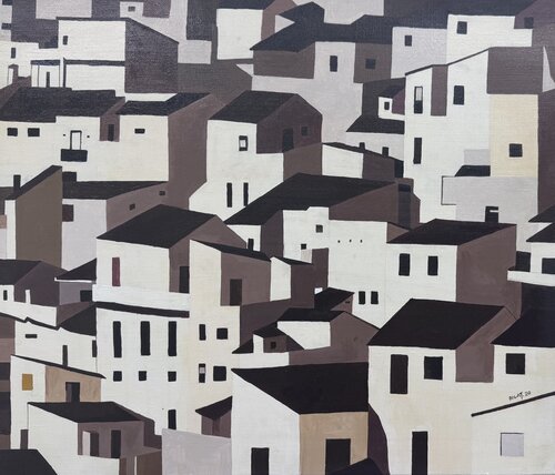 Layers of the Village von ransoo kim, Malerei kaufen auf Select