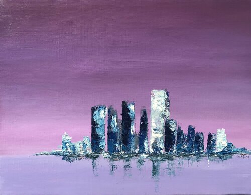 Radiant City_Songdo by ransoo kim, Painting for Sale on Select