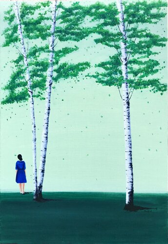 Somewhere I met by ransoo kim, Painting for Sale on Select