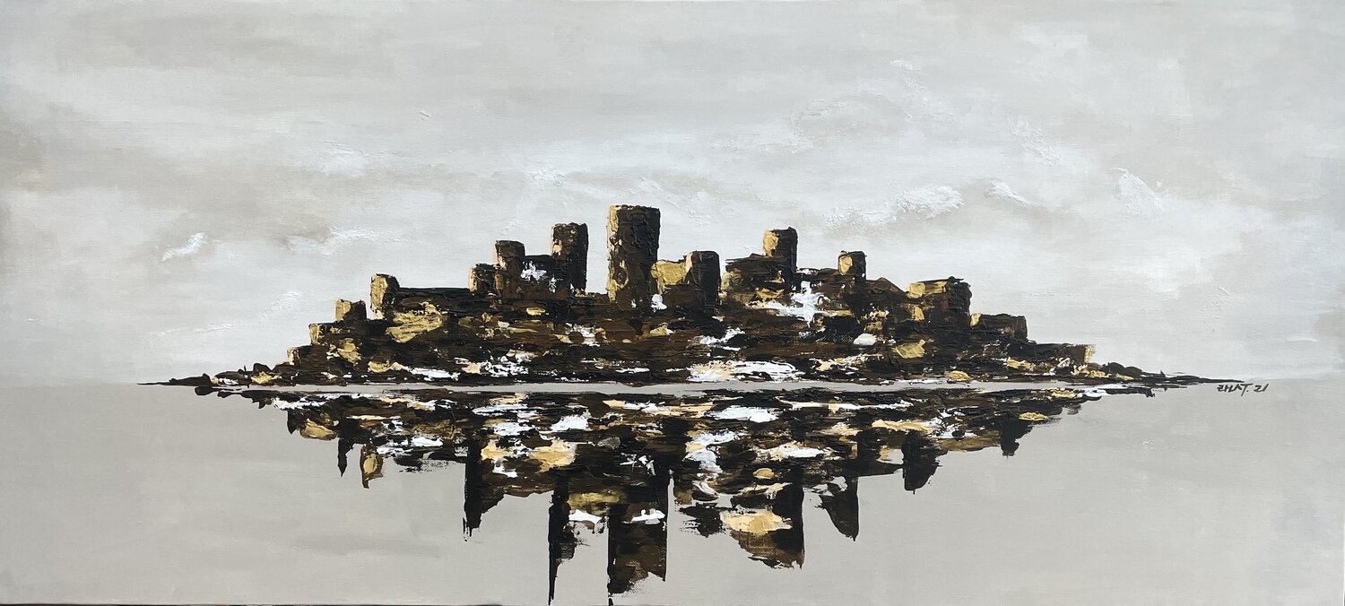 Radiant City_2020_11 ransoo kim Original painting for sale