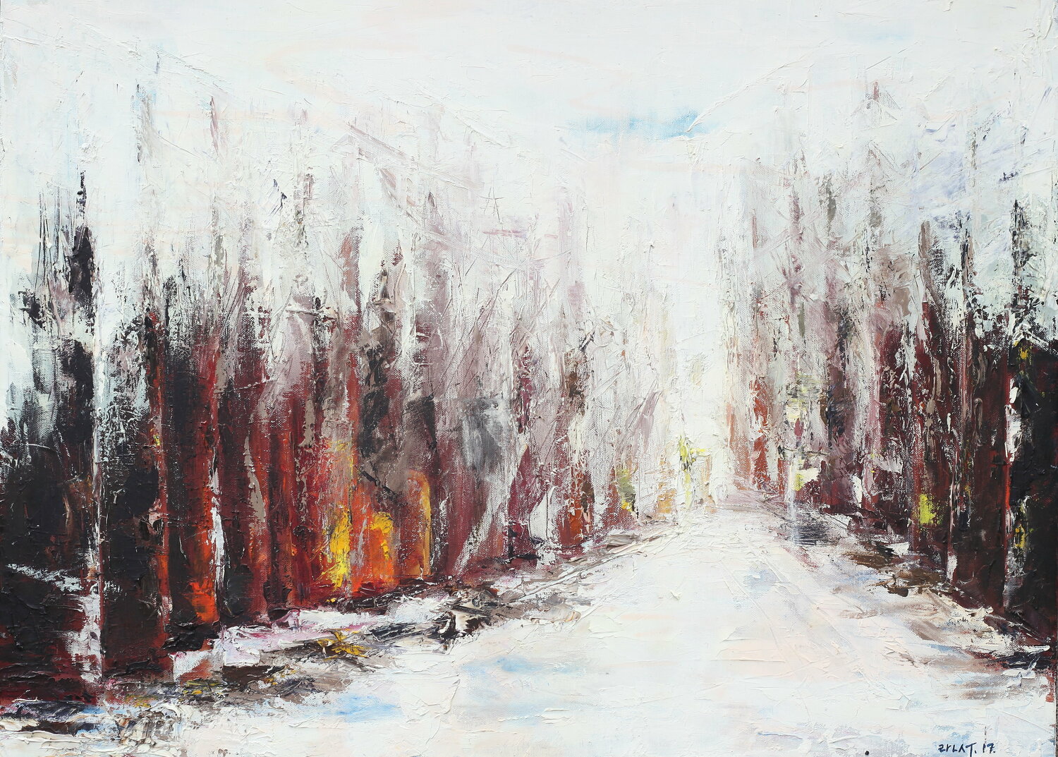 Building Forest ransoo kim Original painting for sale