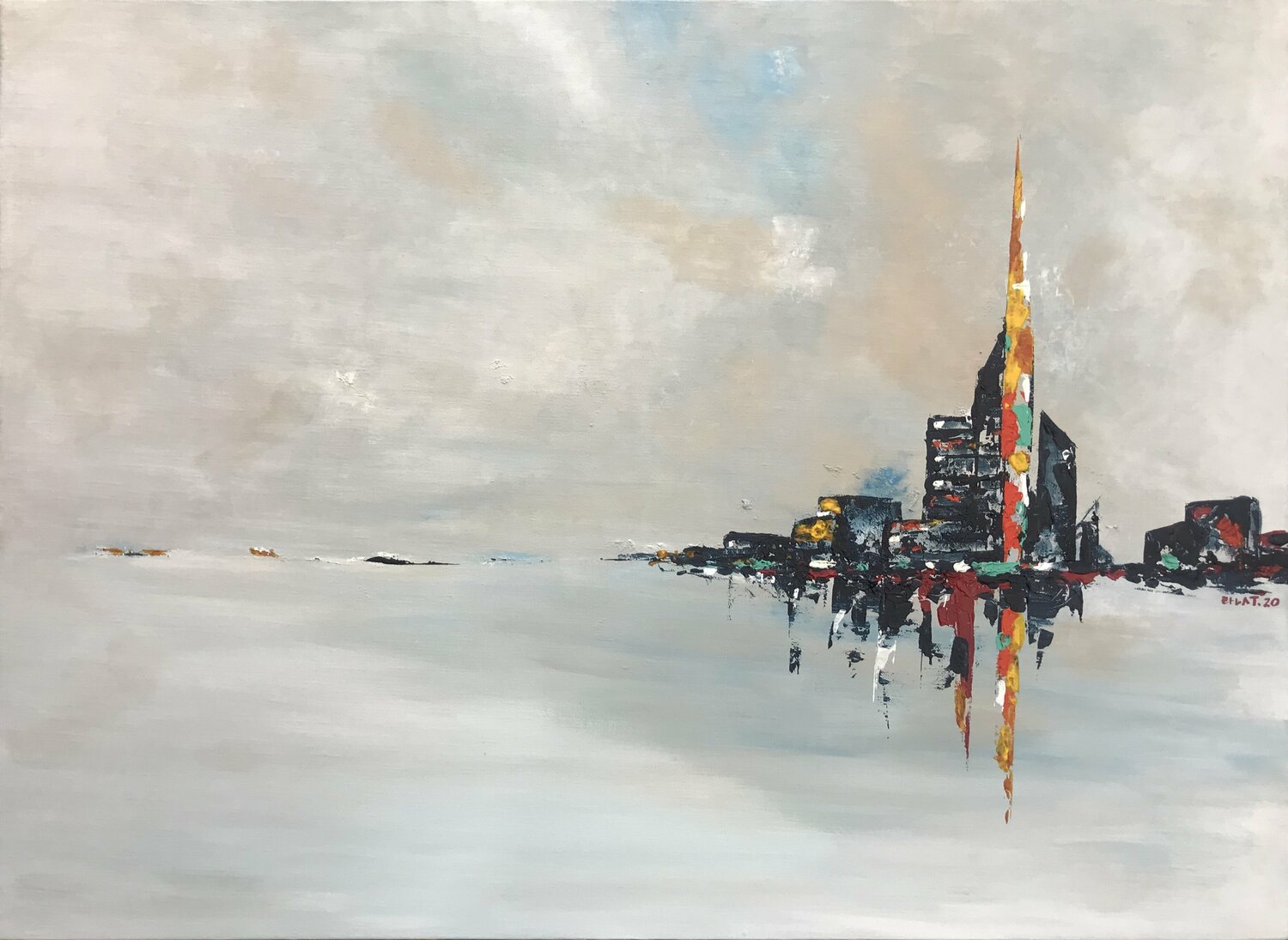 Radiant City_2020_01 ransoo kim Original painting for sale