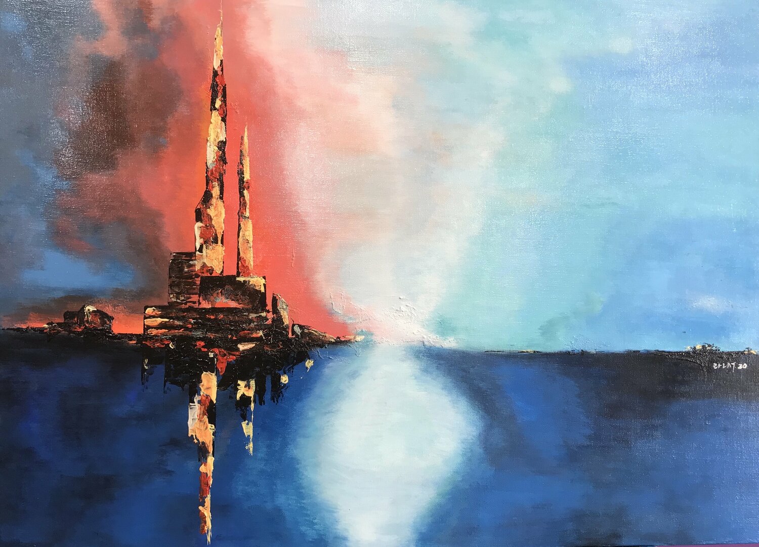 Radiant City_2020_02 ransoo kim Original painting for sale