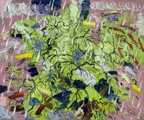 Internal Space (rain) by Joong-hyun Park, Painting for Sale on Select