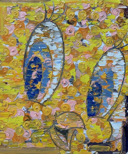 Rosy Smile 014 by Joong-hyun Park, Painting for Sale on Select